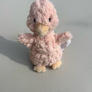 Adorable Putty Pink Plush 7” Duck Toy